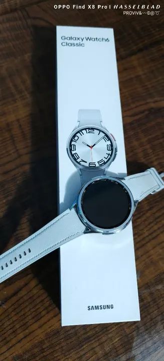 Smartwatch Samsung Galaxy Watch6 Classic semi-novo aceito cartão de crédito. - Foto 5
