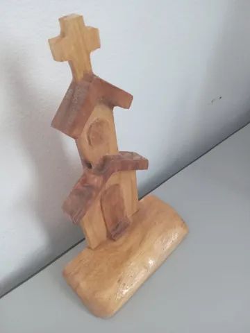 Decoracao - Igreja em Madeira - Foto 2