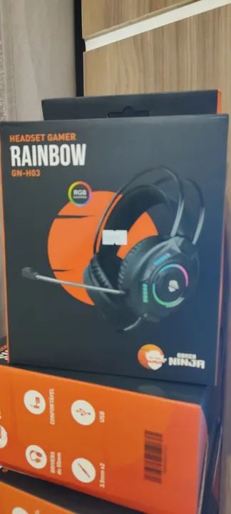 Headset Gamer Rainbow GN-H03