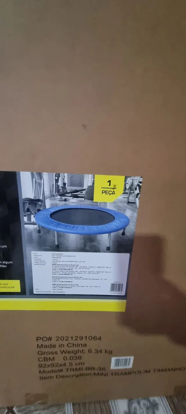 Mini Trampolim NOVO CAIXA - Foto 2
