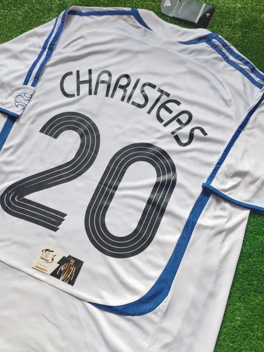 Camisa Futebol Seleção Grécia Retrô 2006/07 - Home Personalizada - Foto 5