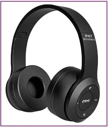 Fone de ouvido-Sem fio-Bluetooth-Stereo-P47-Headset, Som de qualidade Sem Fio, Série Dobrá - Foto 5