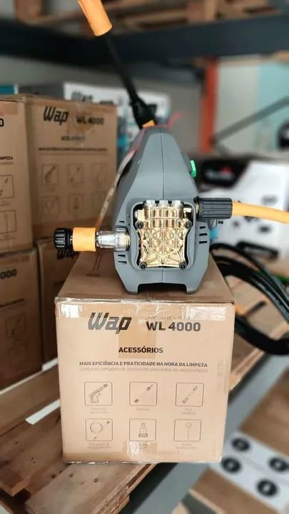 Lavadora de alta pressão 1950Psi e motor 2000w Uso profissional intensivo Wap (Loja/Nova) - Foto 4