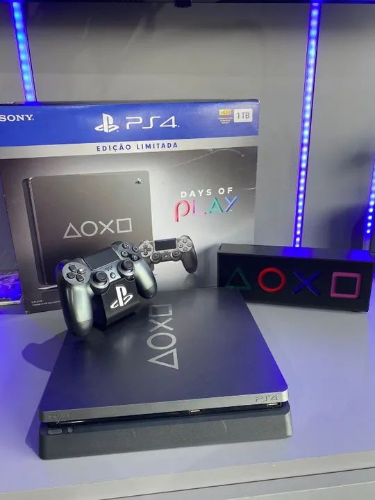 Playstation 4 Slim hot 500 GB (Days Of Play Edition) + 2 Controller