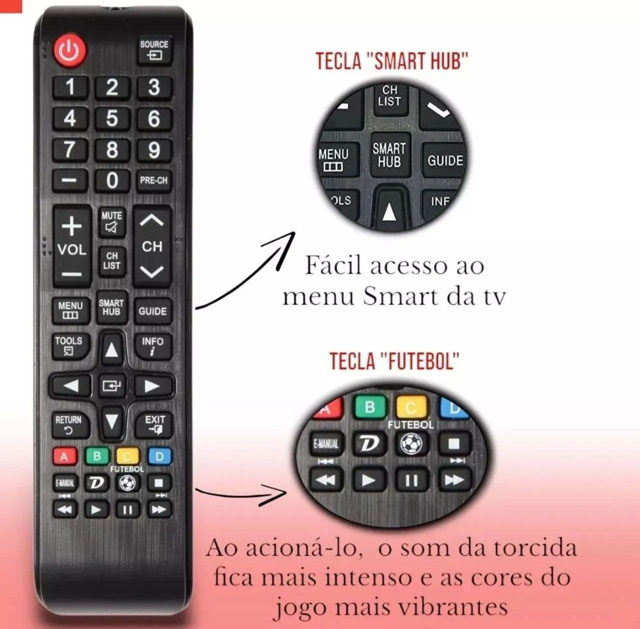 Controle tv Samsung  - Foto 3