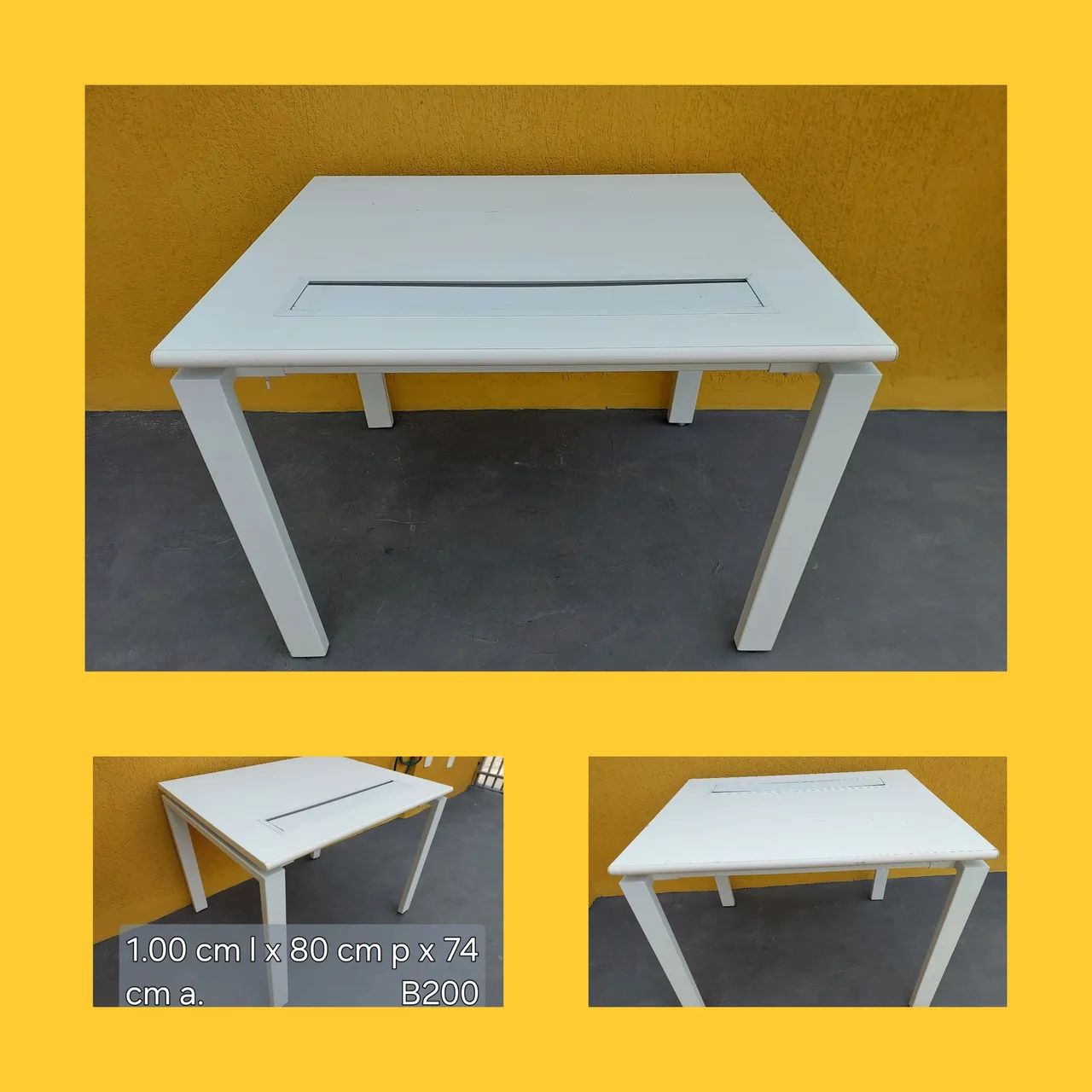 Mesa escritorio retangular 