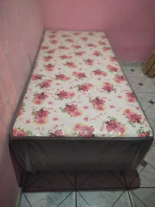 Cama box solteiro Espuma Novas - Foto 4