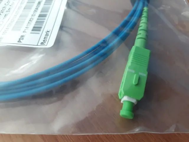 Cordão óptico Patch Cord Sc/apc Sc/apc 2m - Azul - Foto 5