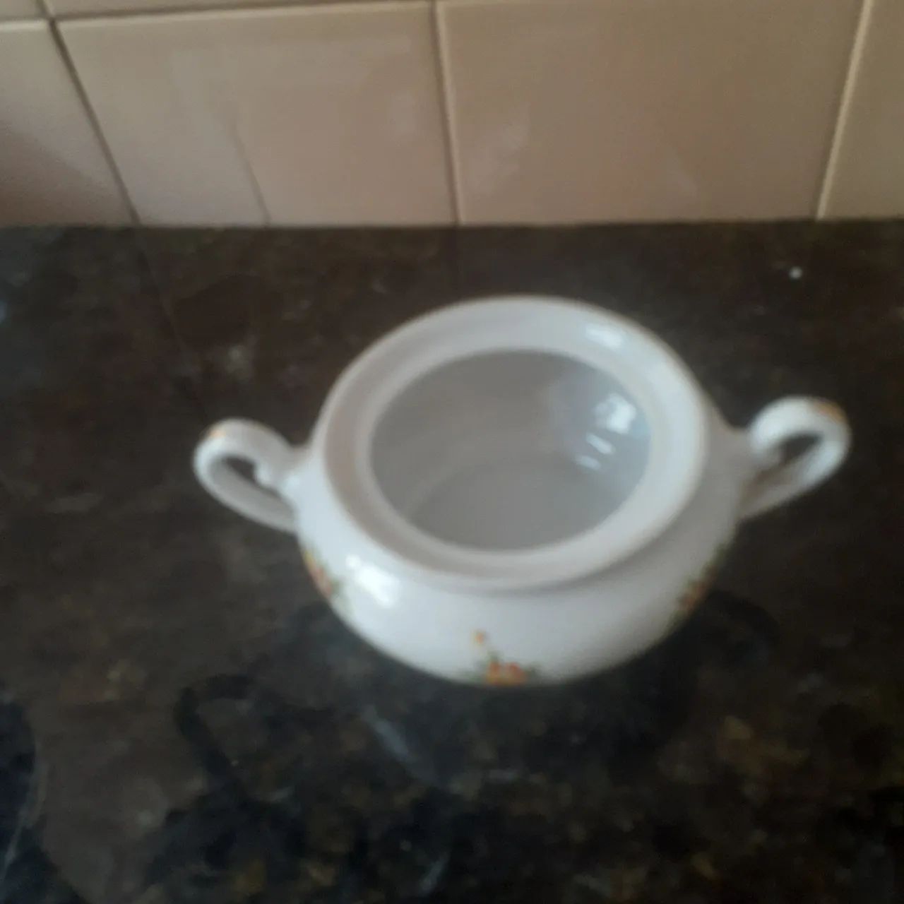 Açucareiro porcelana  pequeno...sem tampa  - Foto 2