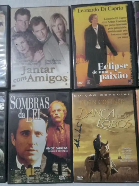 Lote de 8 DVDs de filmes originais - Foto 4
