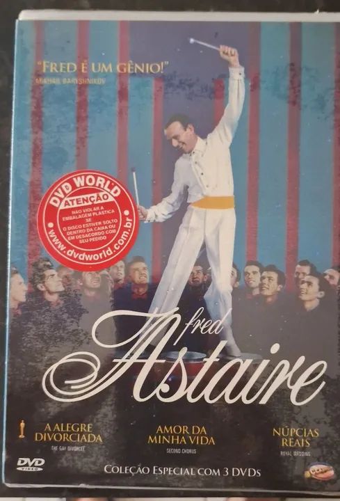 Coleção Especial Fred Astaire lacrado, 3DVDs