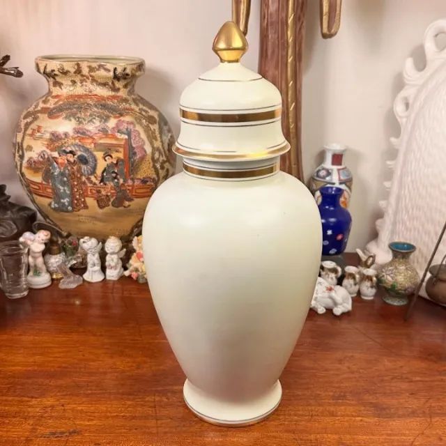 Potiche em porcelana alemã DP - Foto 2