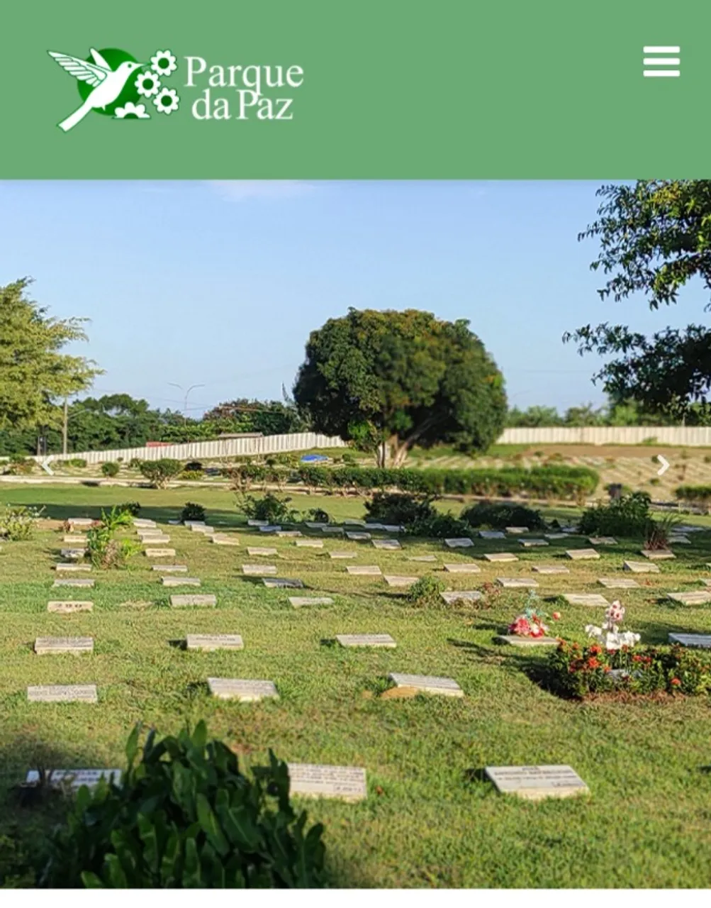 TÚMULO CEMITÉRIO PARQUE DA PAZ - PONTA DA FRUTA ES