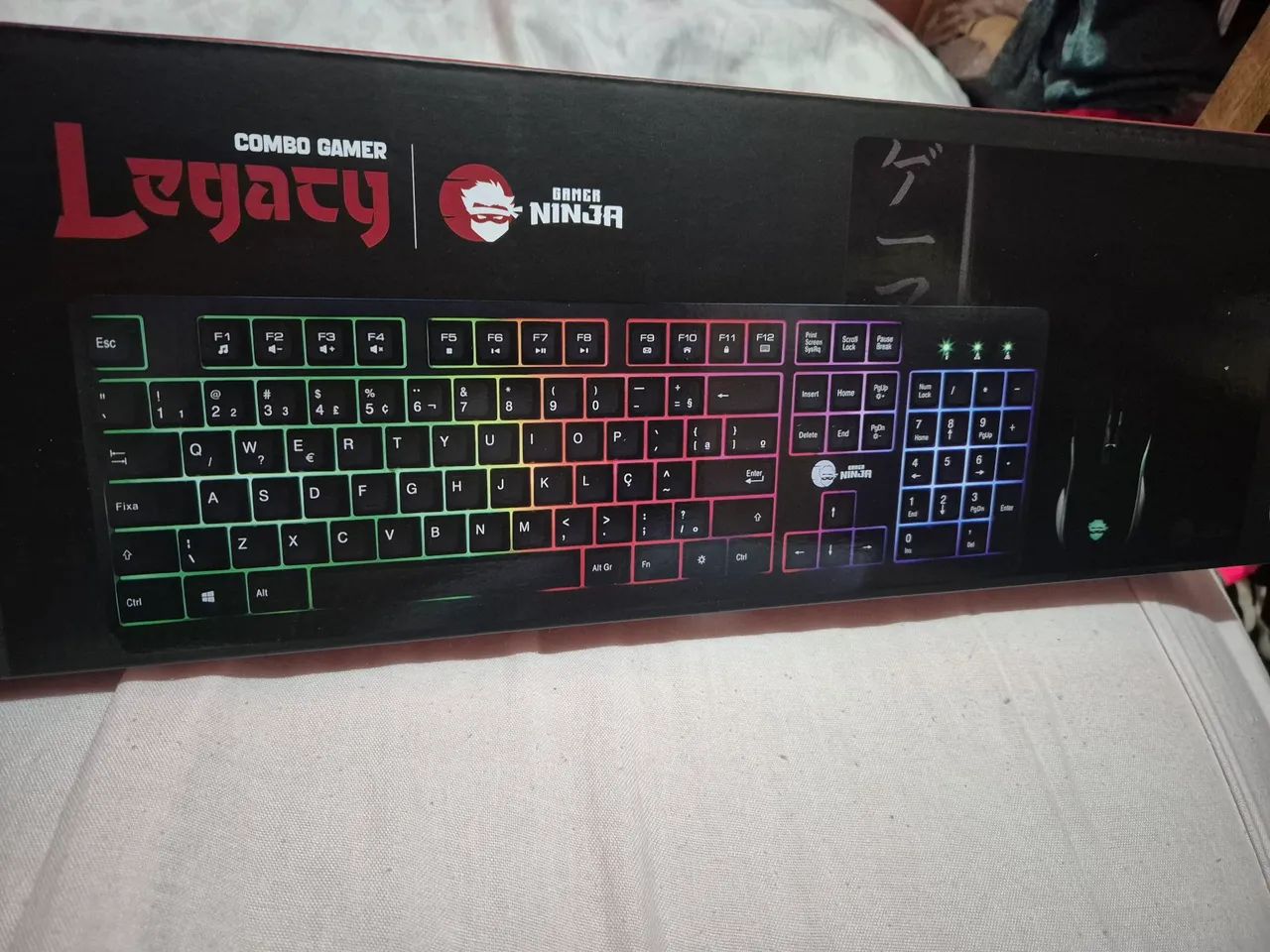 Kit Teclado e Mouse Gamer Ninja - Foto 3