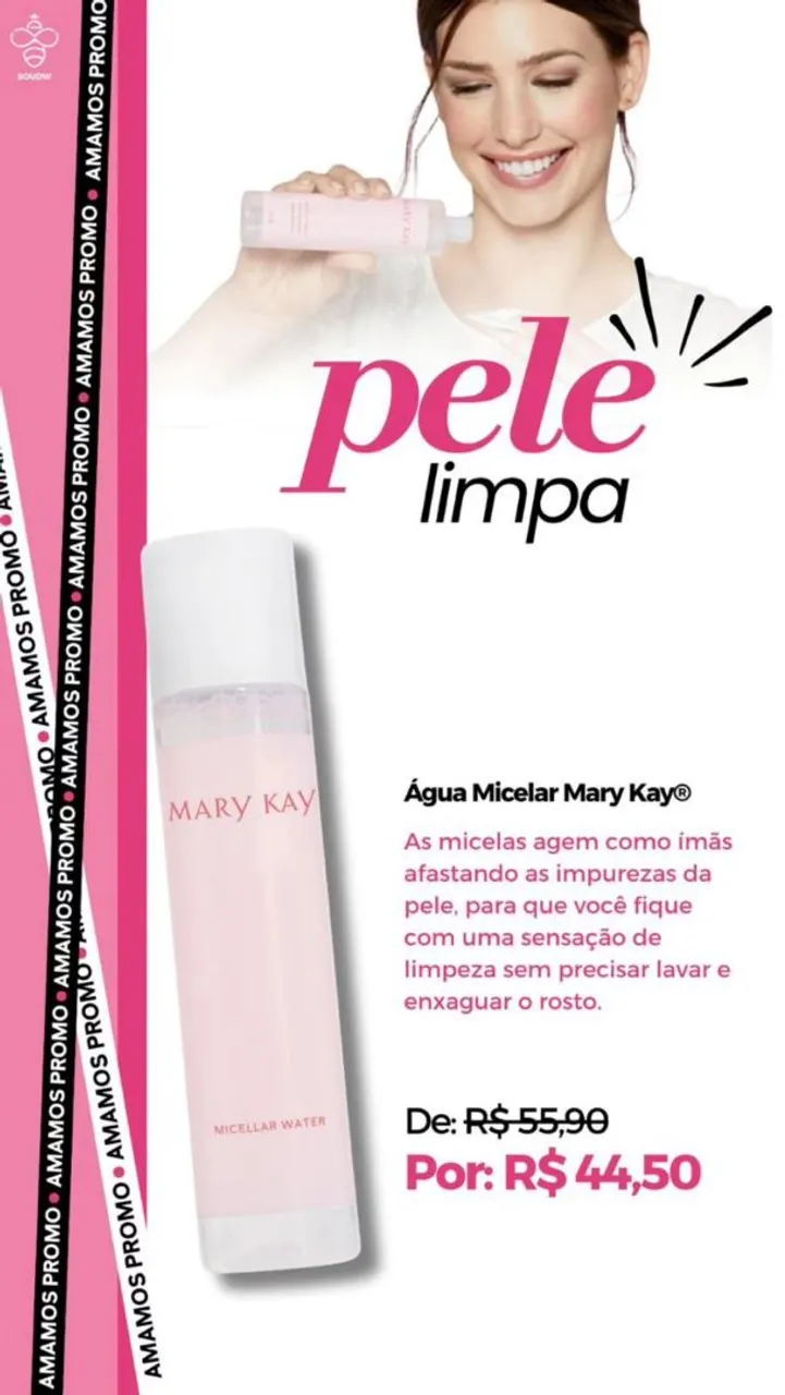 Água Micelar Mary Kay - Pele Limpa e Refrescante!