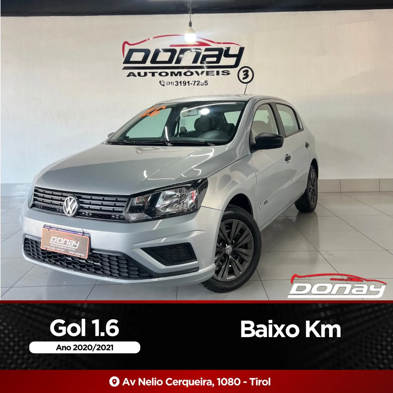 VOLKSWAGEN GOL 1.6 8v FLEX CÂMBIO MANUAL