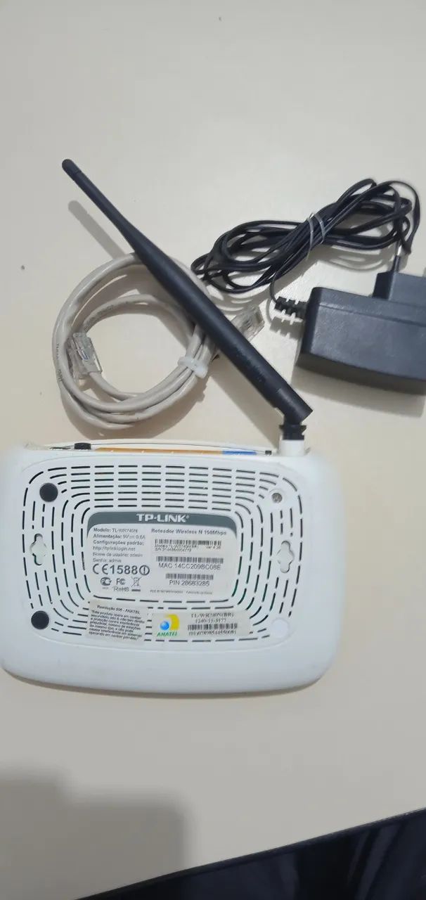 Roteador Tp-link Tl-wr740n 150mbps - Completo Funcionando - Foto 2