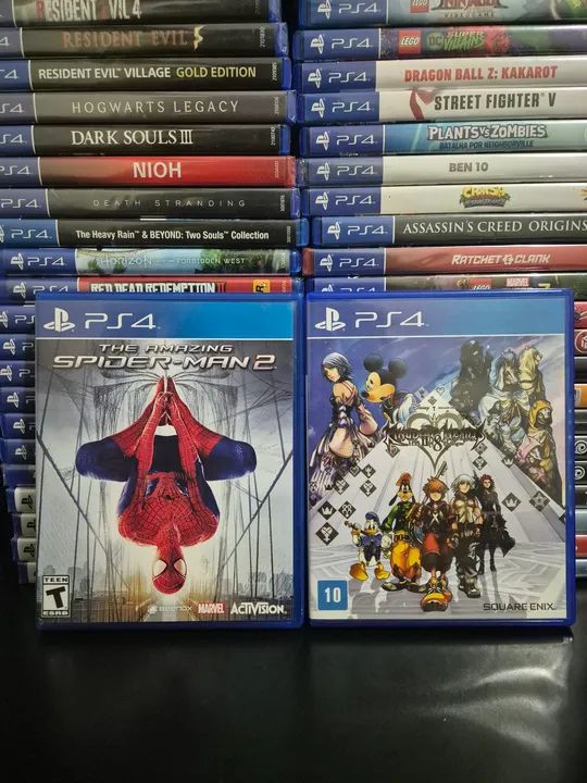 Kingdom Hearts HD 2.8 + The Amazing Spider Man 2 -Jogos de PS4
