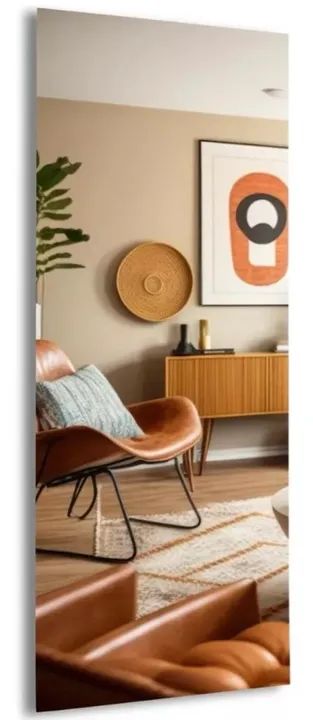Espelho decorativo retangular medindo 60cmX100cm - Foto 3