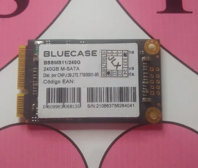 SSD mSATA 240GB novo!