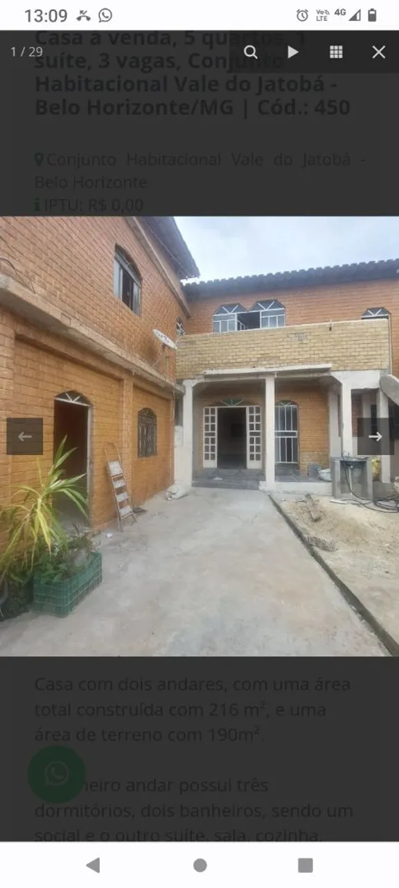 Casa região barreiro 350.000