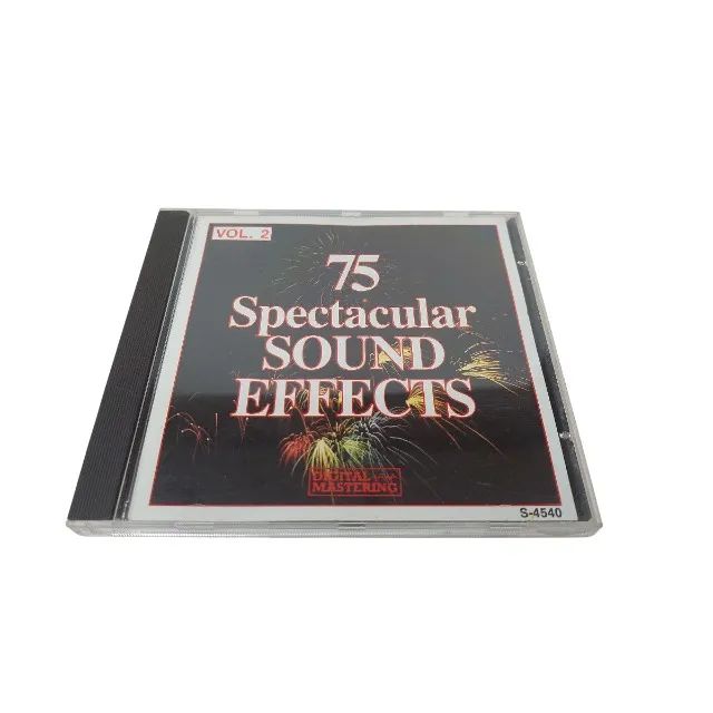 CD 75 Spectacular Sound Effects Vol. 2 - Usado, Original, Efeitos Sonoros - Foto 2