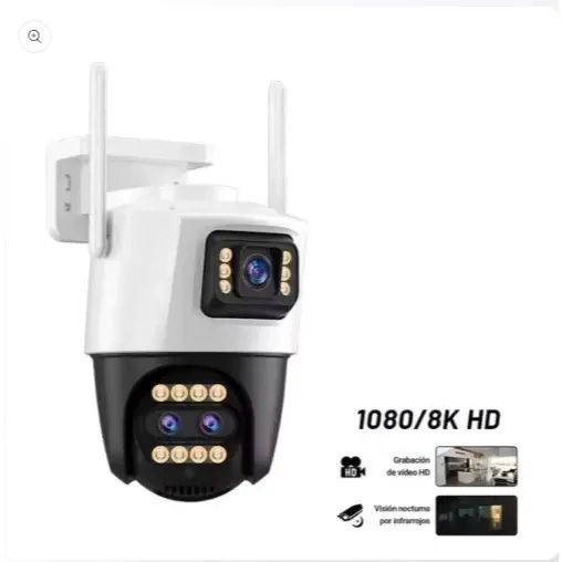 Câmera Externa WiFi HD 2 Lentes Prova D?água Zoom Digital Detecção de Movimento JT-9999PRO - Foto 3