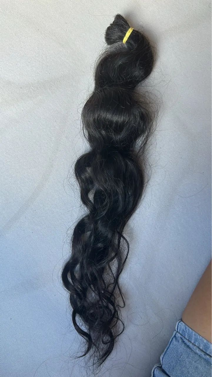 Mega Hair Natural - Cabelo Humano - 1 Pente