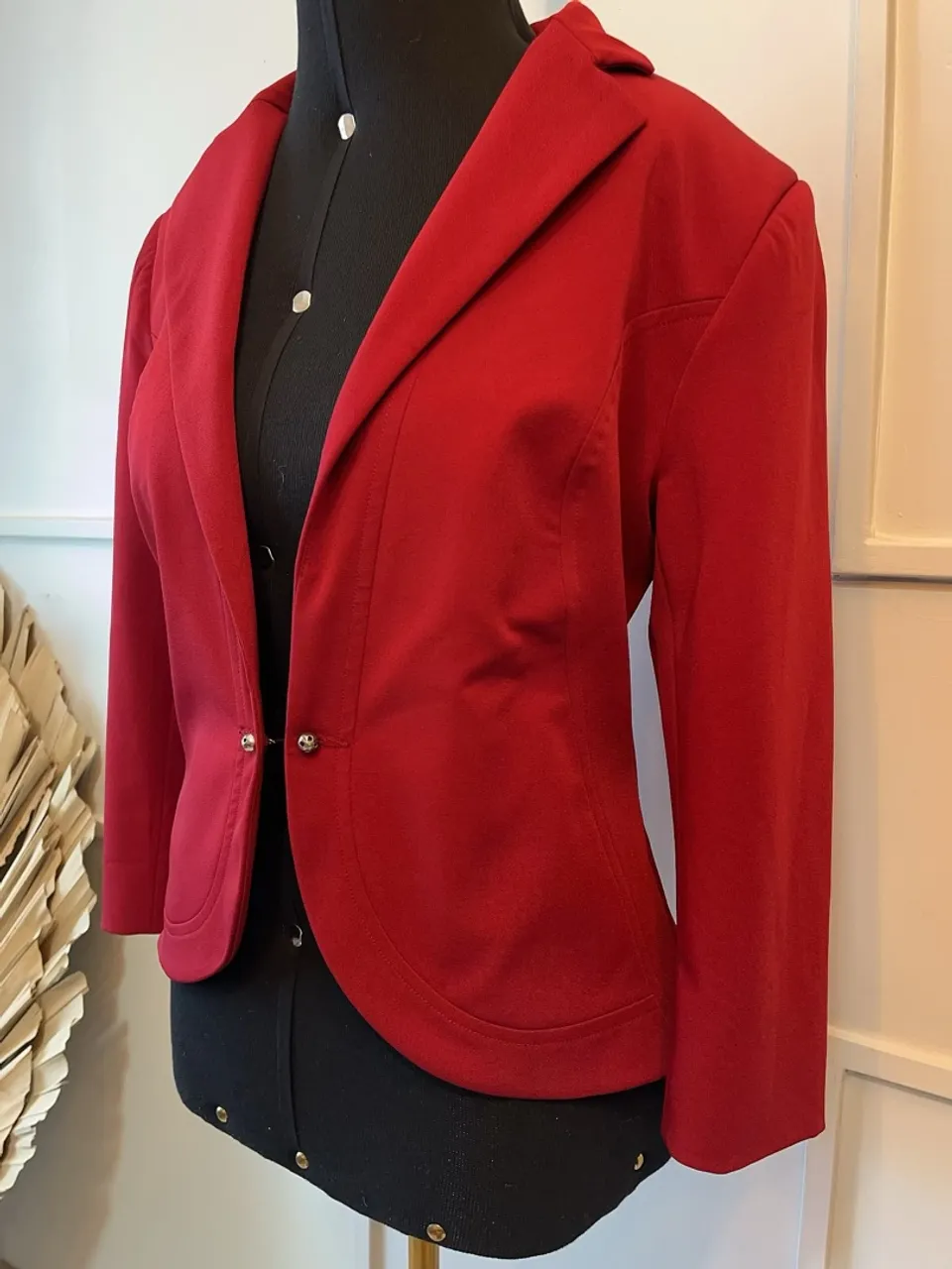 Blazer vermelho elegante