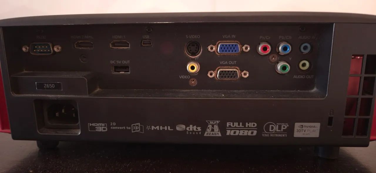 Projetor Acer Predator z650 FullHd + Tela projeção - Foto 3