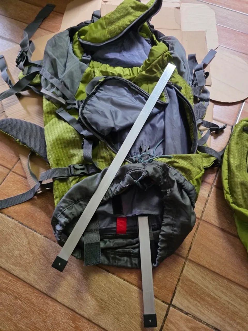 Mochila Cargueira 70+15l Verde Kompaz Gt Nautika - Foto 3