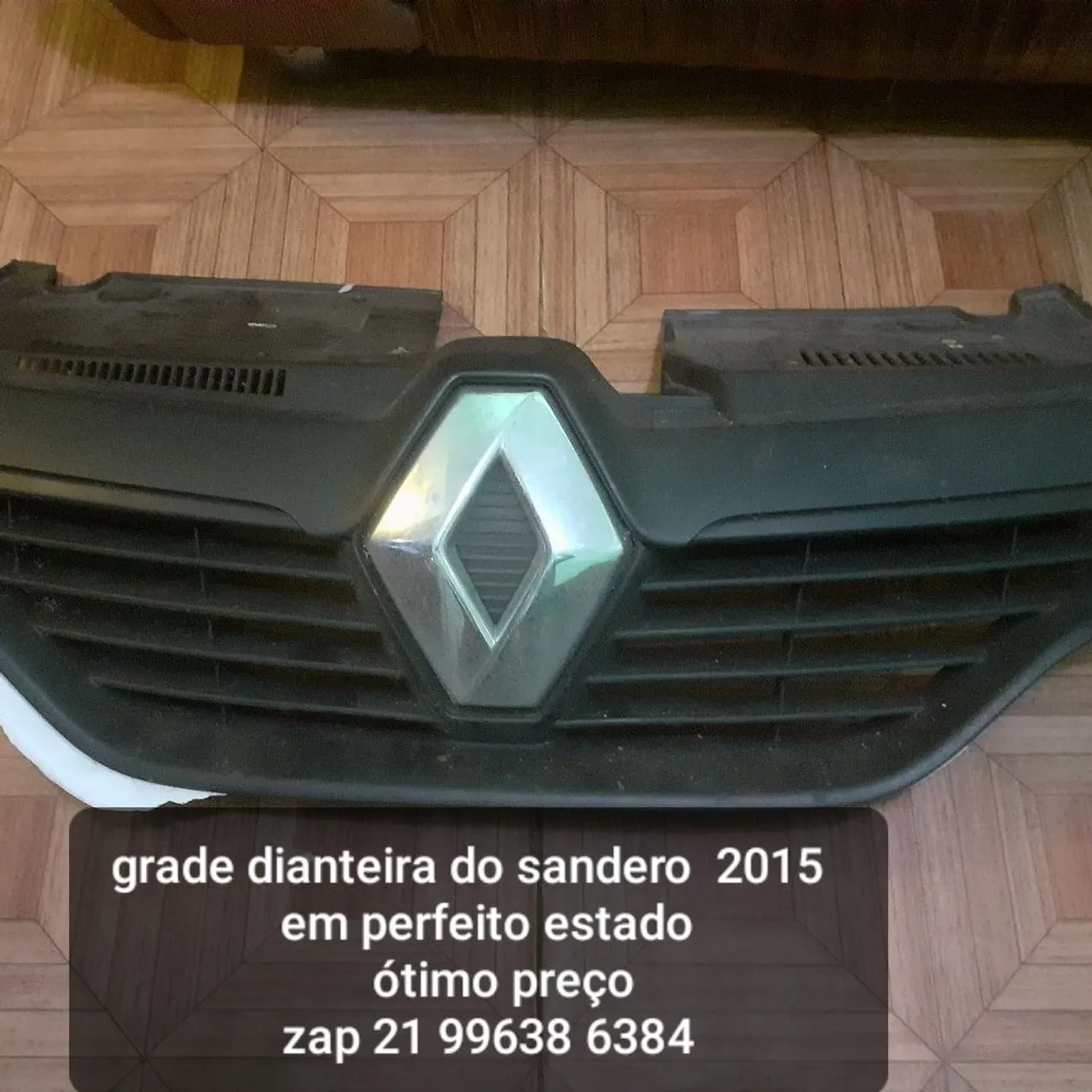 Grade Dianteira Renault Sandero 2015 - Ótimo Preço!