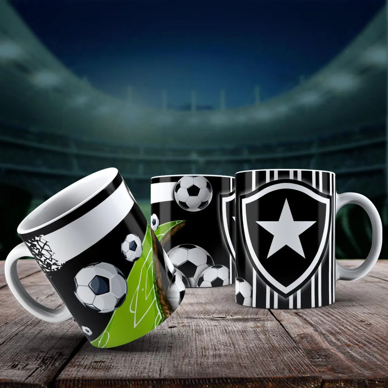 Canecas Personalizadas Botafogo - Decore sua casa!