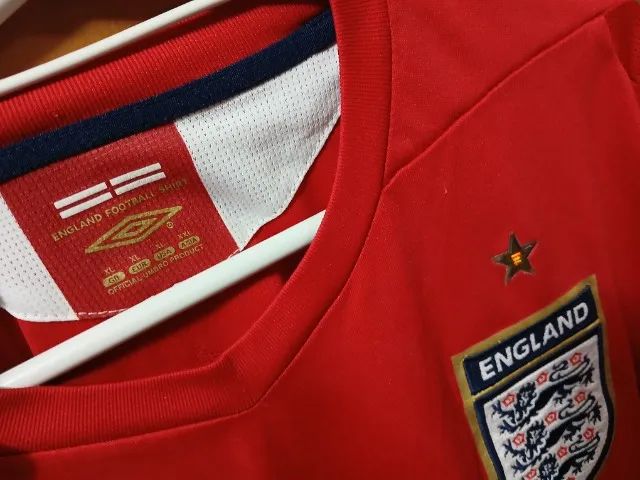 Camisa II da Seleção da Inglaterra 2007/08 Wayne Rooney - Foto 2