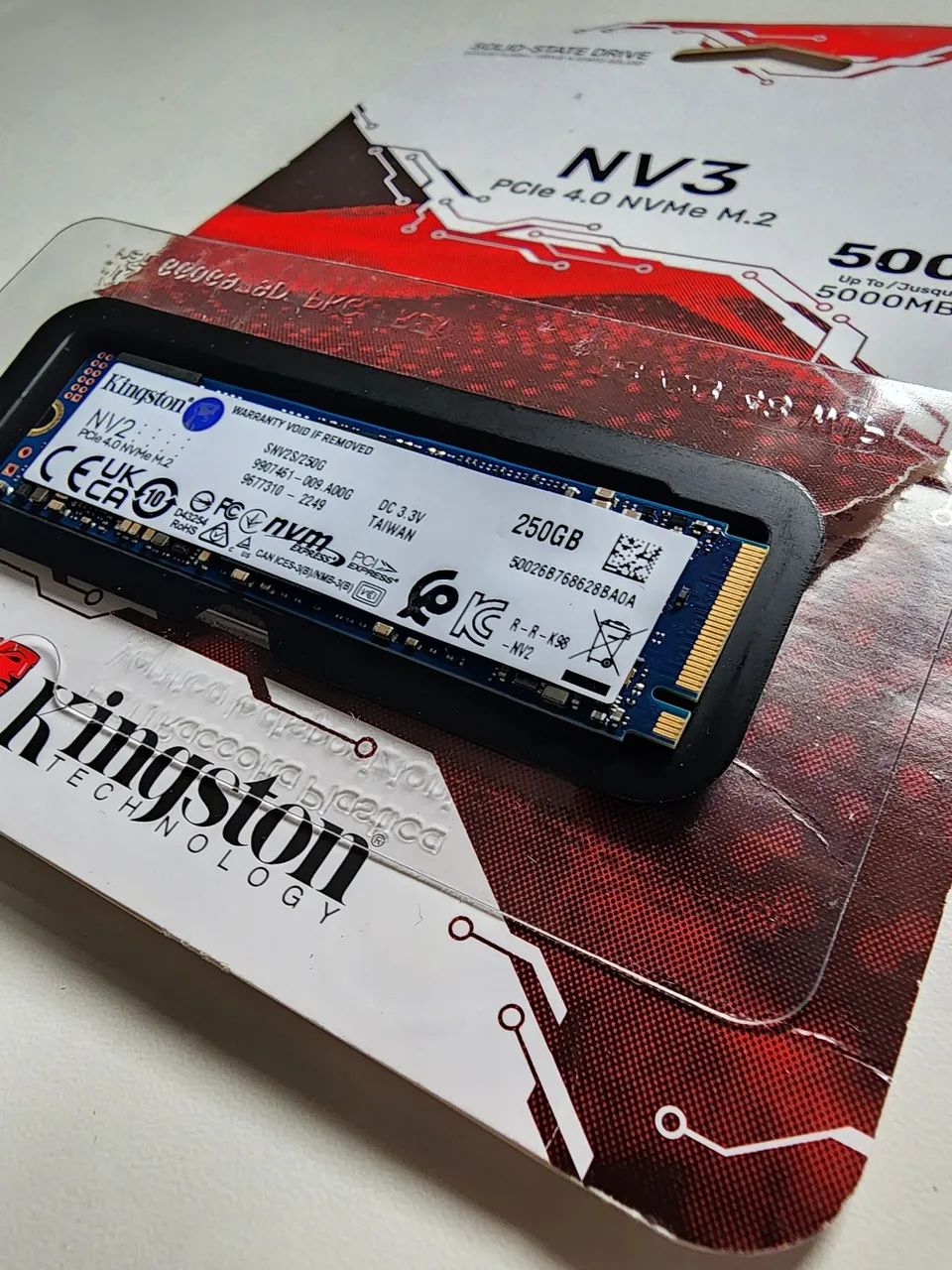 Vender Rápido SSD M.2 Kingston 250gb NV2 - Nenhum Defeito - Foto 2