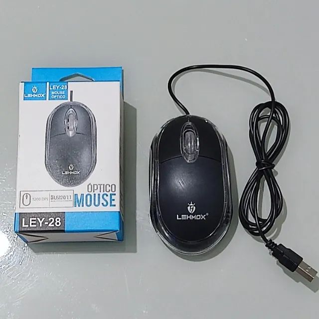 Mouse Lehmox Original com Fio
