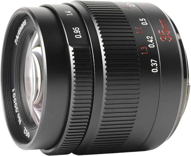 Lente 7artisans 35mm f0.95 Sony APS-C