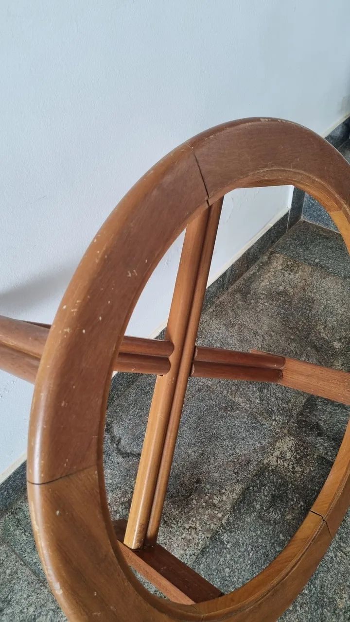 Mesa de Centro em Madeira Maciça Retro SEM VIDRO  - Foto 5