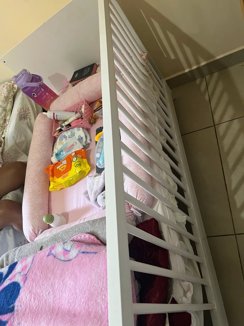 Berço 3 em 1 acompanha colchão impermeável  - Foto 2