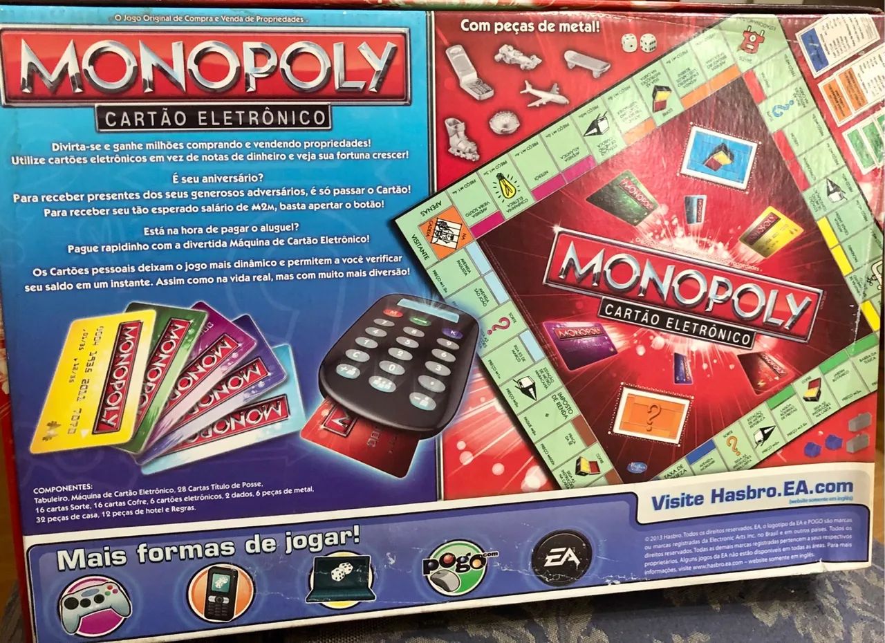 Jogo de Tabuleiro Monopoly Cartão Eletrônico - Foto 2