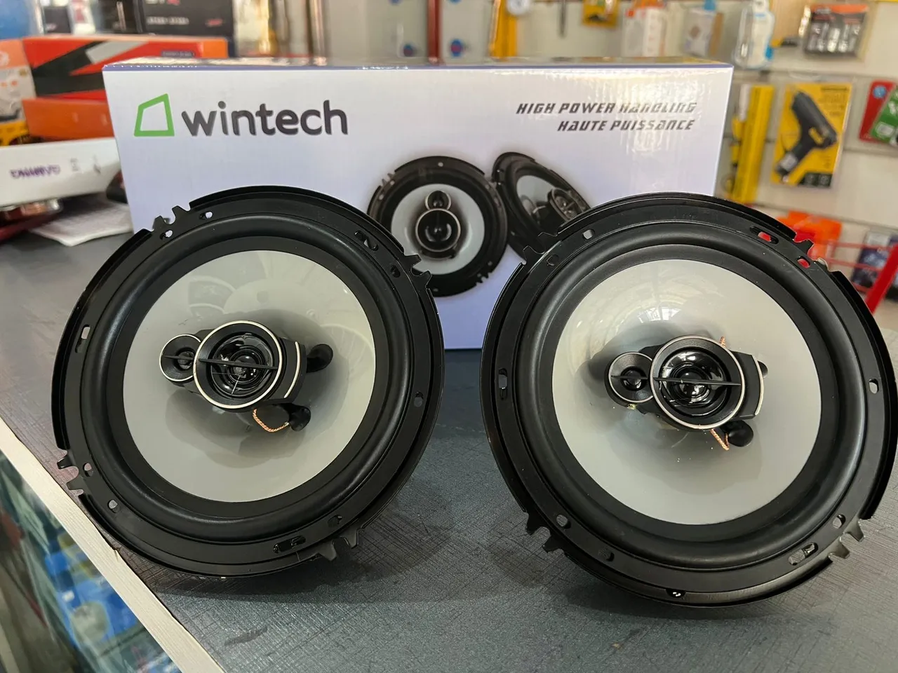 Par de Alto-Falantes Wintech 60Rms 6 Polegadas- Som Automotivo
