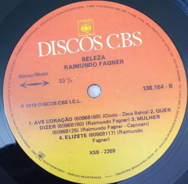 LP - Disco Vinil - Fagner - Beleza - Ano1979 - Com encarte - Foto 5