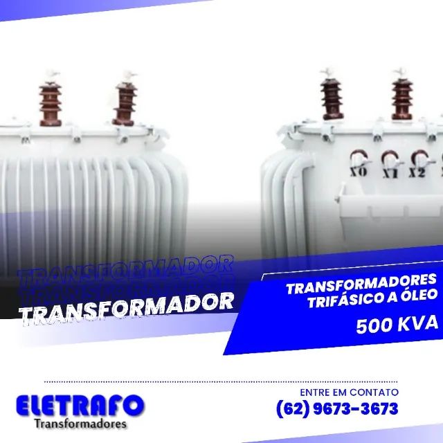 Transformador Trifásico a Óleo 500 Kva - Alta Potência para Grandes Demandas