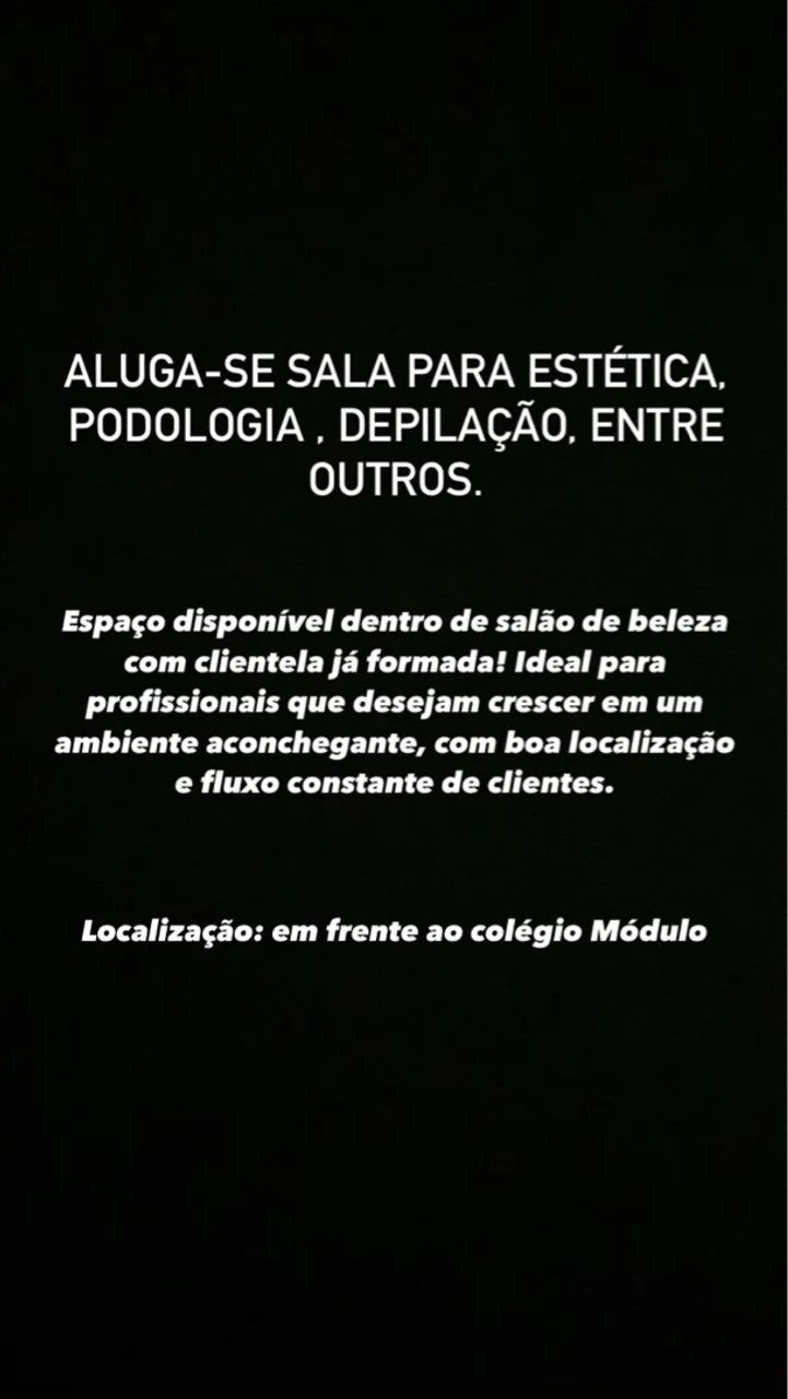 Alugo sala