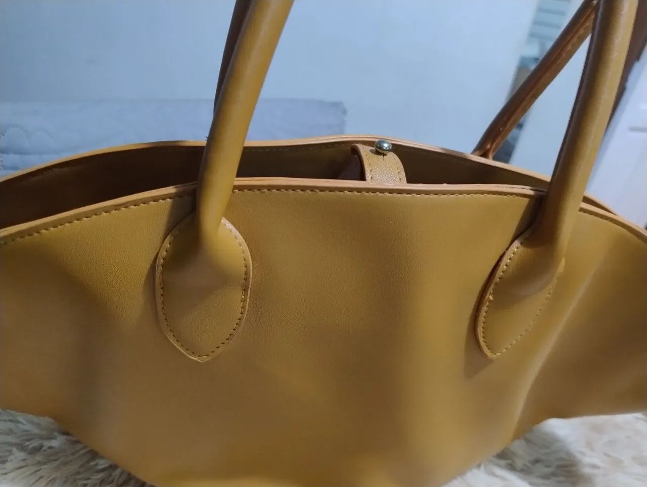 Bolsa de Ombro caramelo  - Foto 5