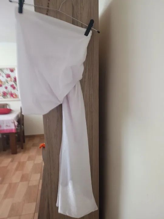 Echarpe em veludo molhado com detalhes em relevo  - Foto 4