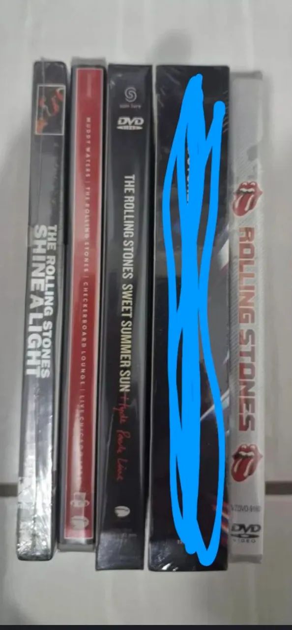 The Rolling Stones DVD coleção com 4 dvds lacrados - Foto 3