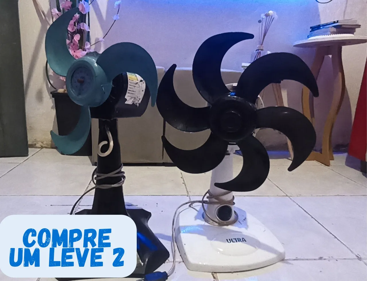 Vendo 2 Venvendo ventiladores de Mesa compre 1 leve 2 por 55,00 - Ultra e Outros