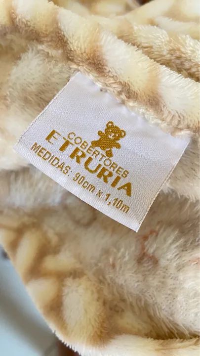 Manta quentinha urso pouco uso - Foto 4