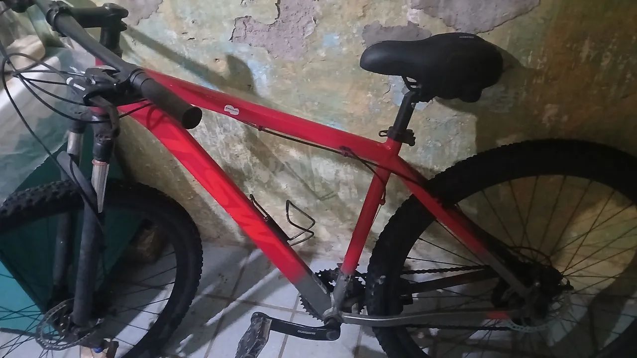 Bicicleta Aro 29 Vermelha - Foto 3